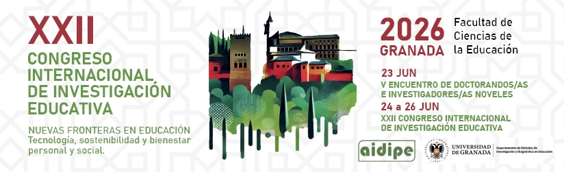 XXII Congreso Internacional de Investigación Educativa – Granada, 24-26 junio 2026. AIDIPE