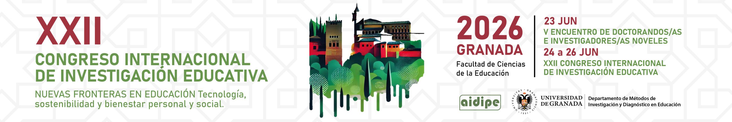 XXII Congreso Internacional de Investigación Educativa – Granada, 24-26 junio 2026. AIDIPE
